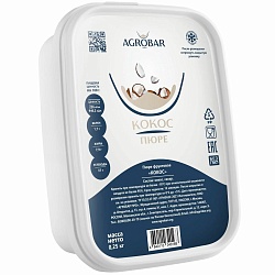 Пюре замороженное "AGROBAR" Кокос 250 г