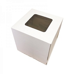 Коробка для торта 35 см*35 см*32 см с окном